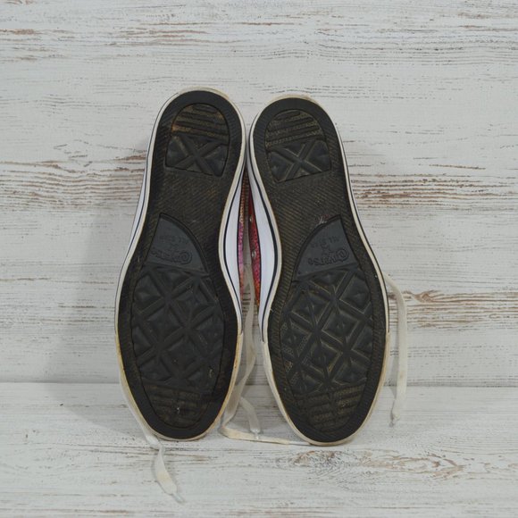 Converse All Star Pink Digital Floral  Sneakers 7 - Picture 7 of 7